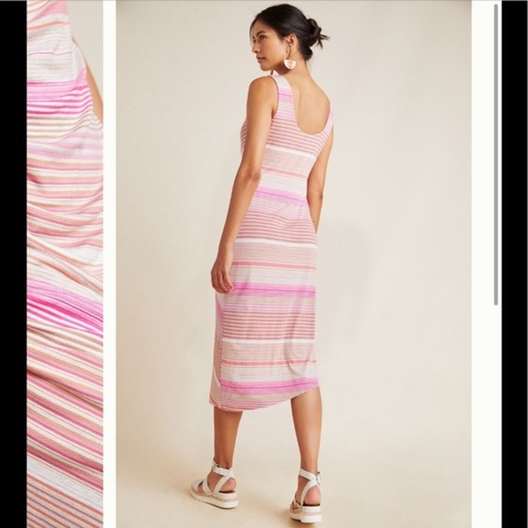 NWT Anthropologie Reina striped dress - Picture 4 of 5